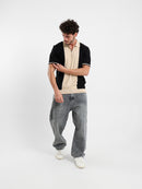 Bi-tone Half-Sleeve Polo