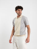 Bi-tone Half-Sleeve Polo