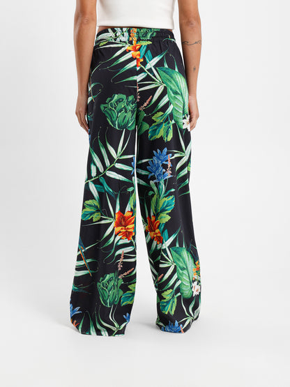 Printed Wide Leg Pants