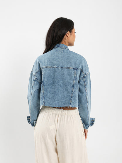 Cropped Denim Jacket