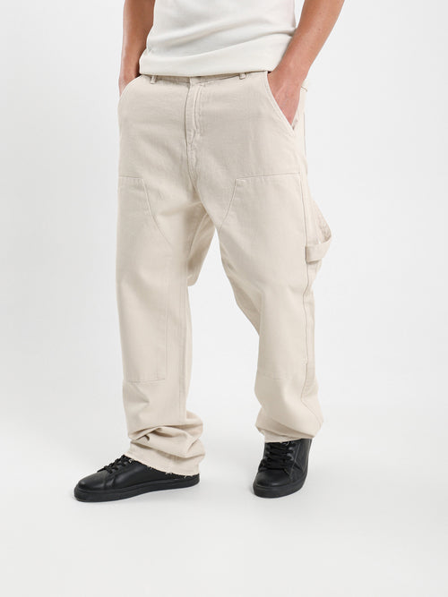 Cargo Denim Pants with Pockets