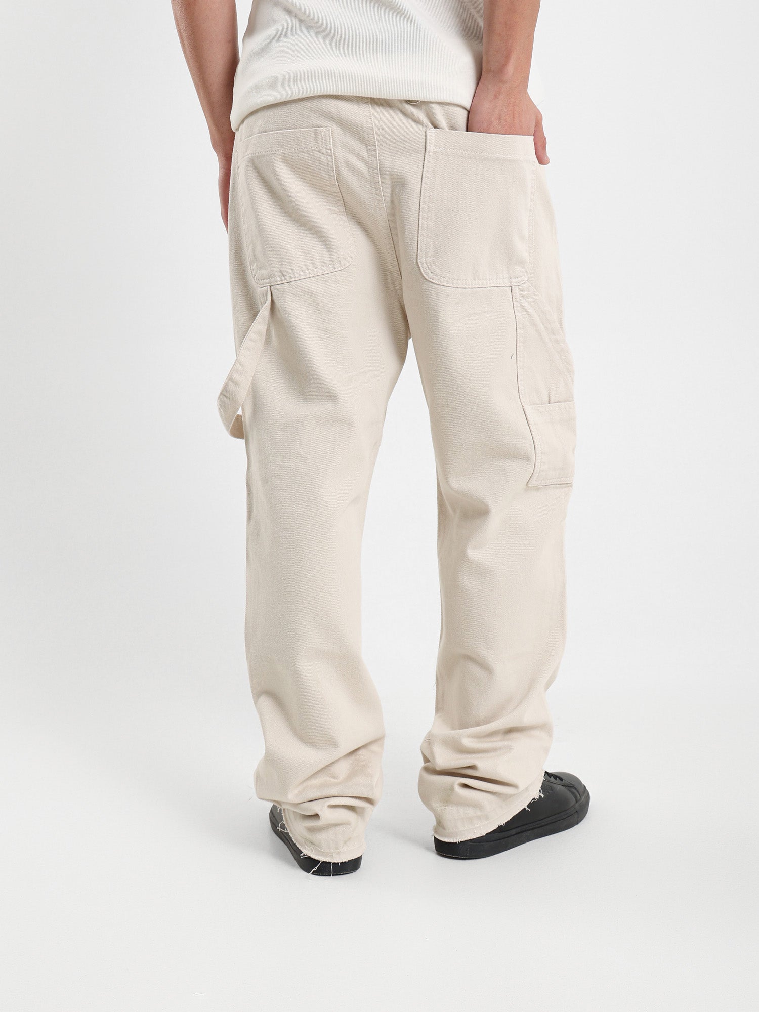 Cargo Denim Pants with Pockets