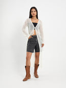 Long Tricot Cardigan