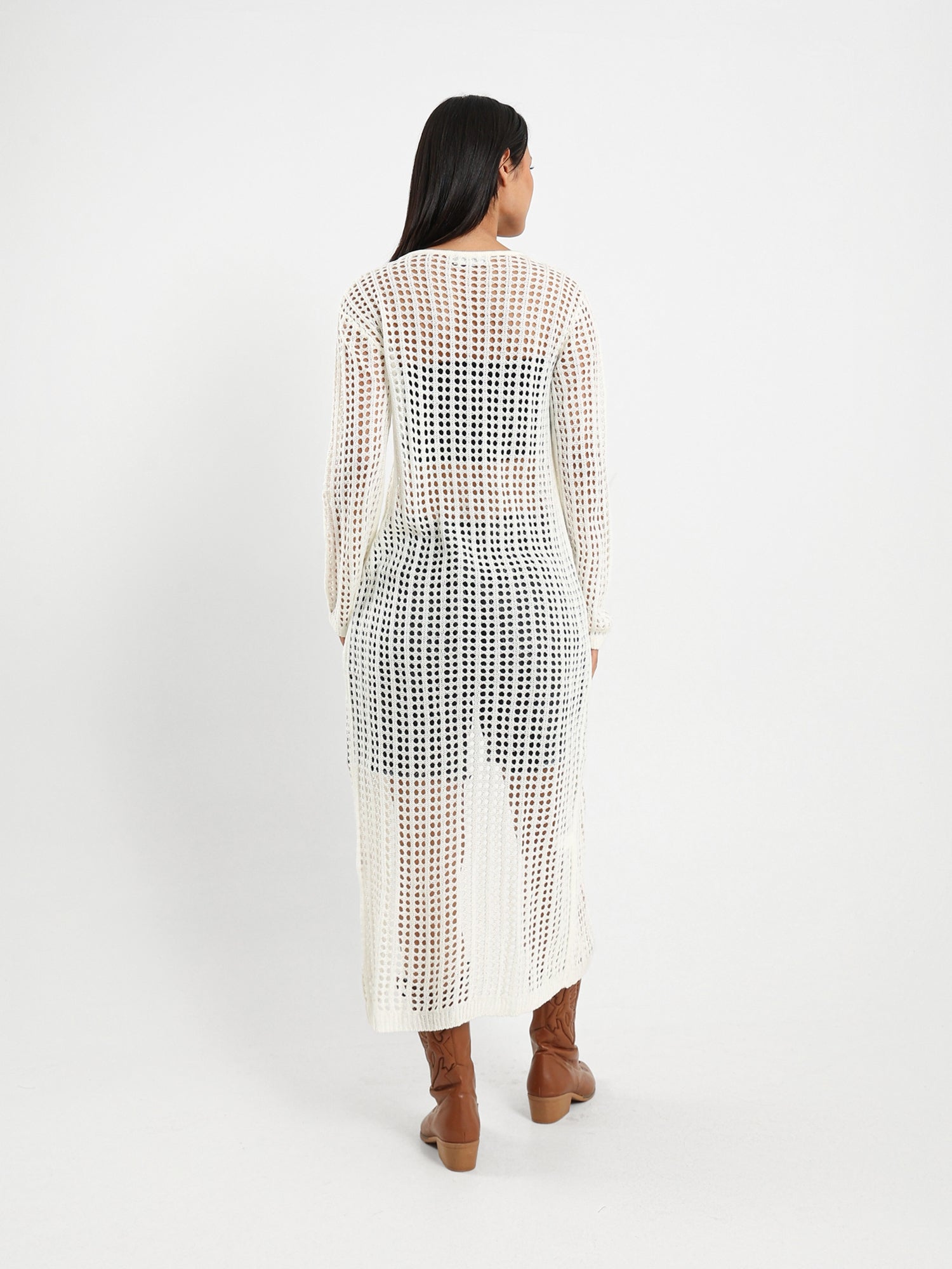 Long Tricot Cardigan