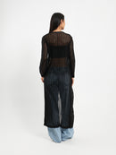 Long Tricot Cardigan