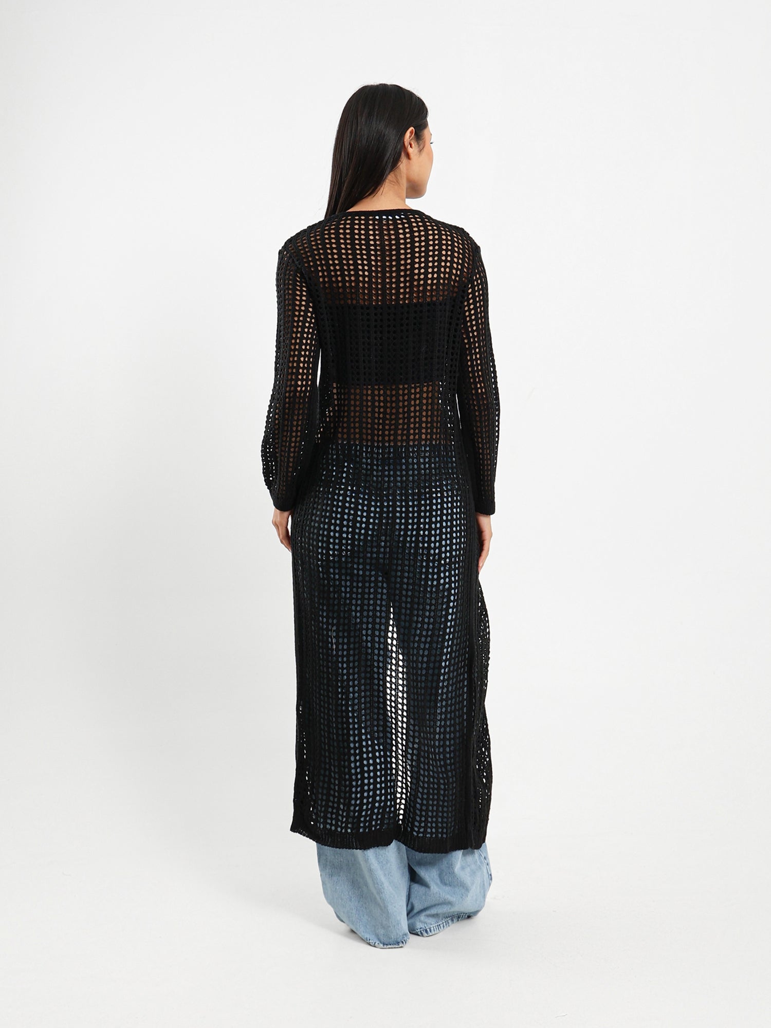 Long Tricot Cardigan