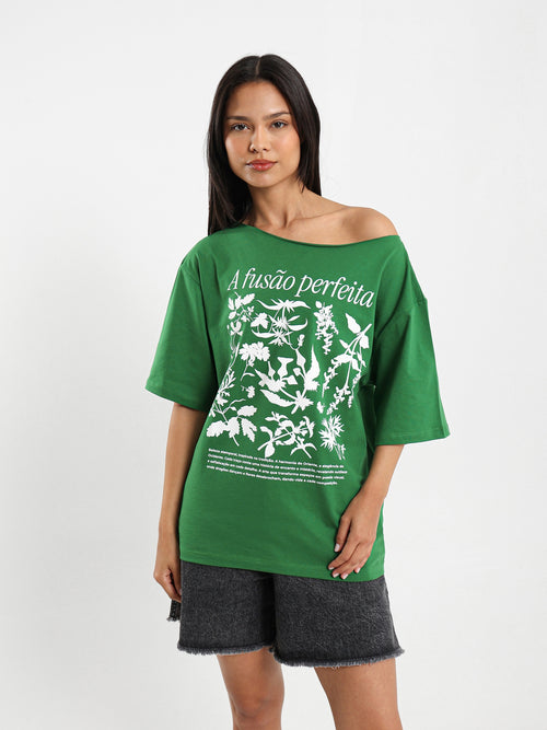 Off-Shoulder T-Shirt