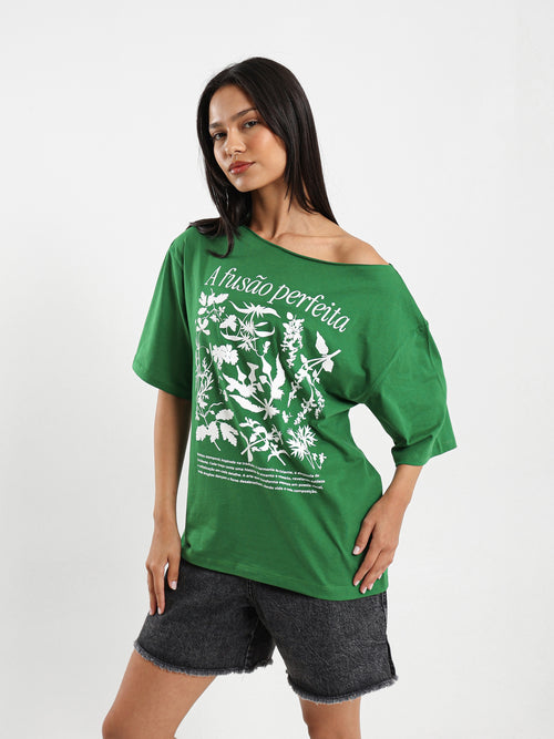 Off-Shoulder T-Shirt