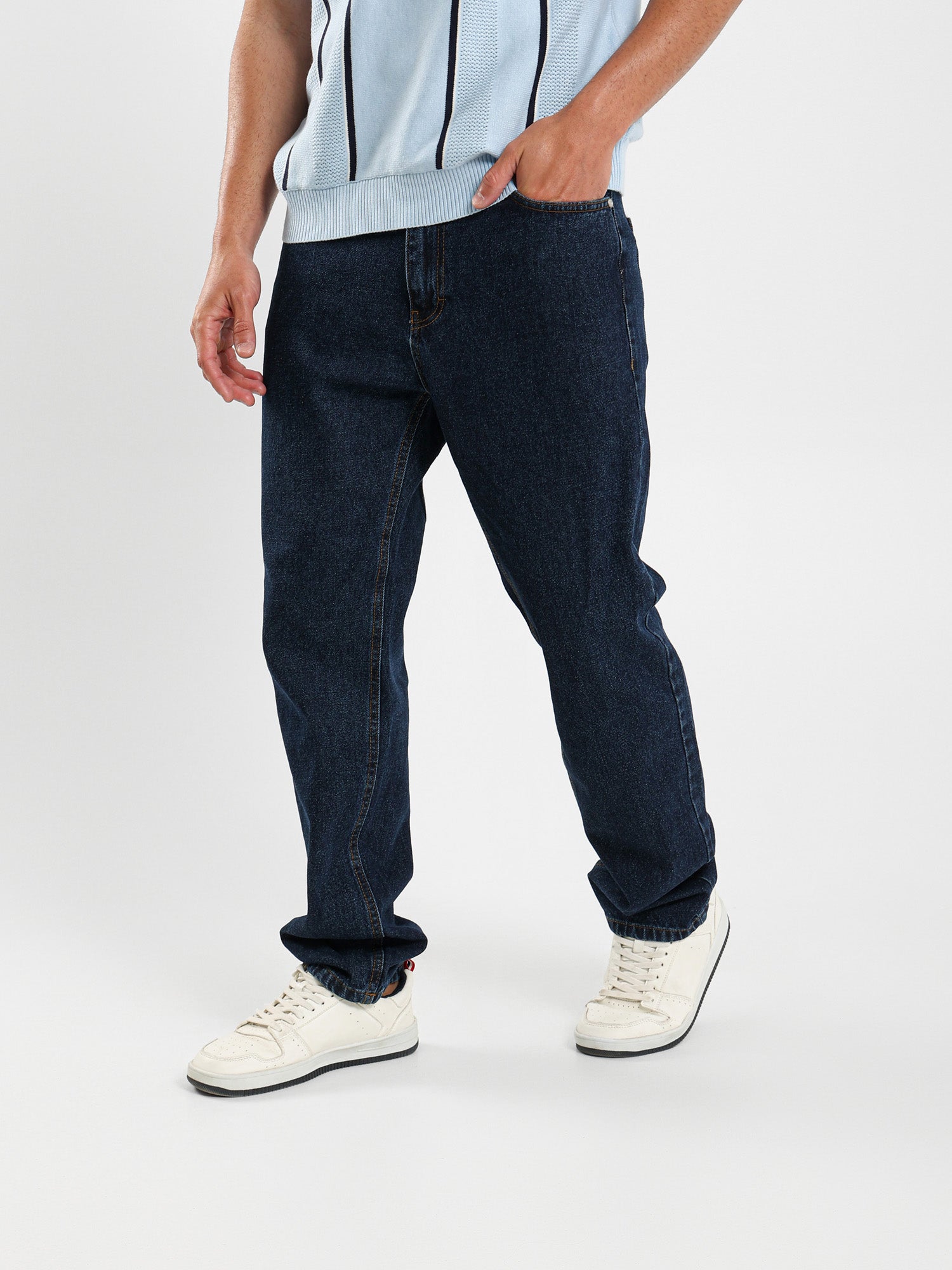 Washed Effect Jeans
