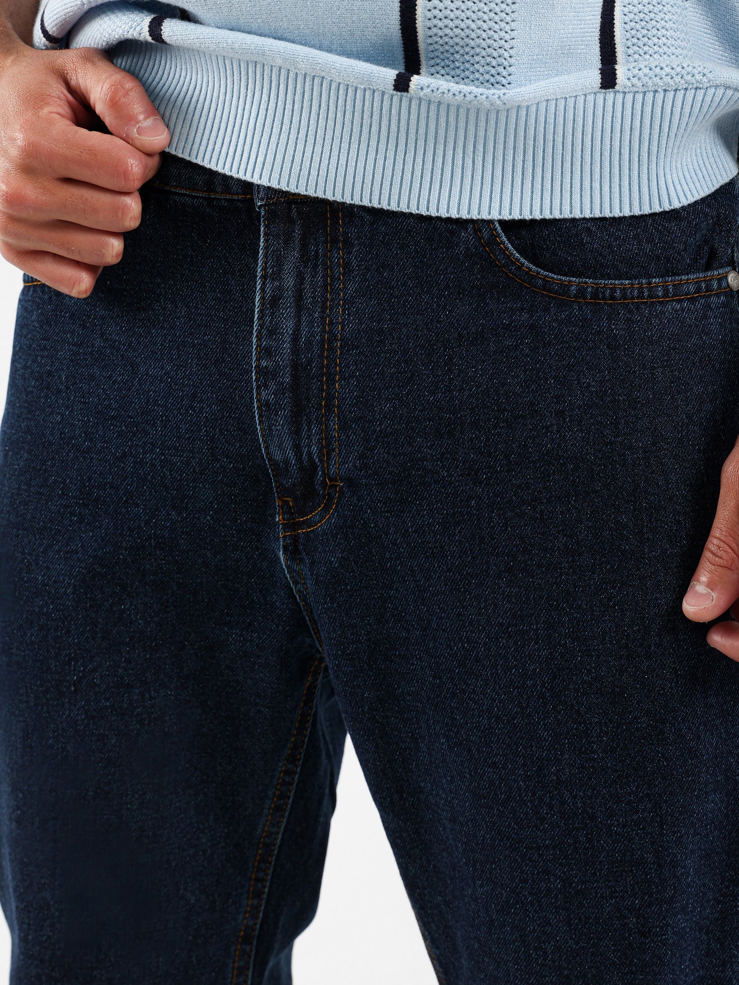 Washed Effect Jeans