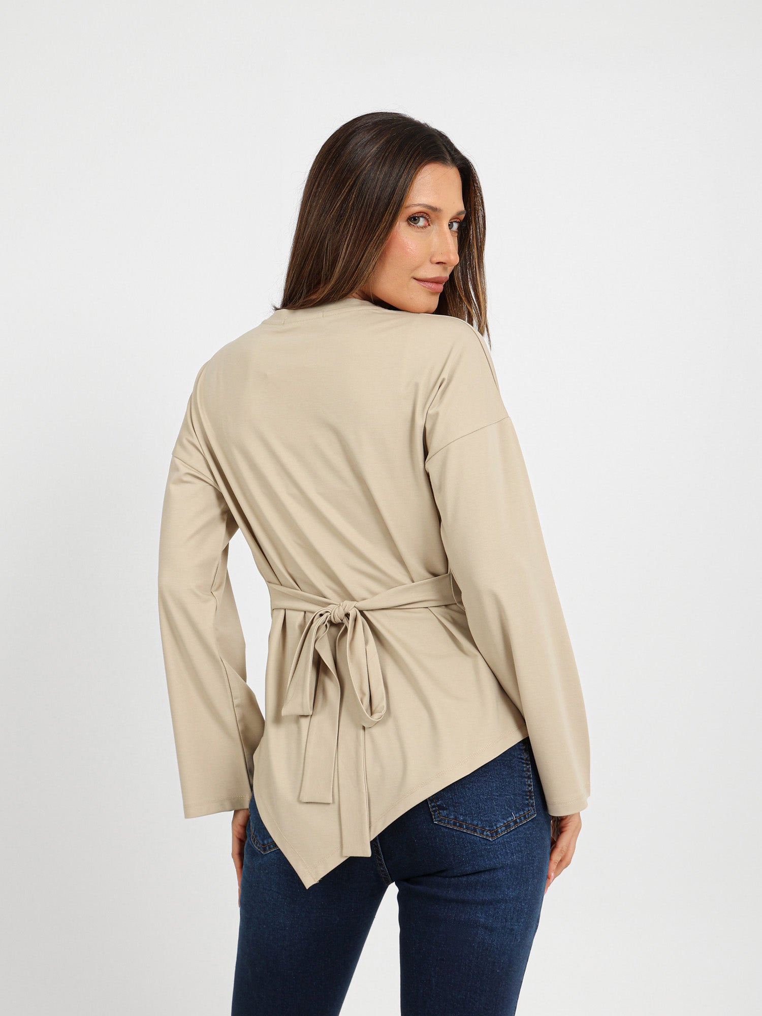Asymmetric Long Sleeve Top