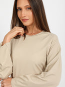 Asymmetric Long Sleeve Top