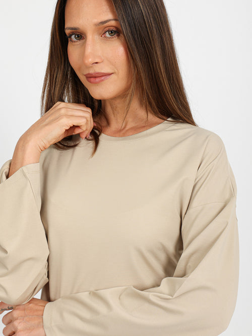 Asymmetric Long Sleeve Top