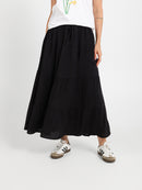 Long Tiered Skirt