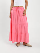 Long Tiered Skirt
