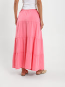 Long Tiered Skirt