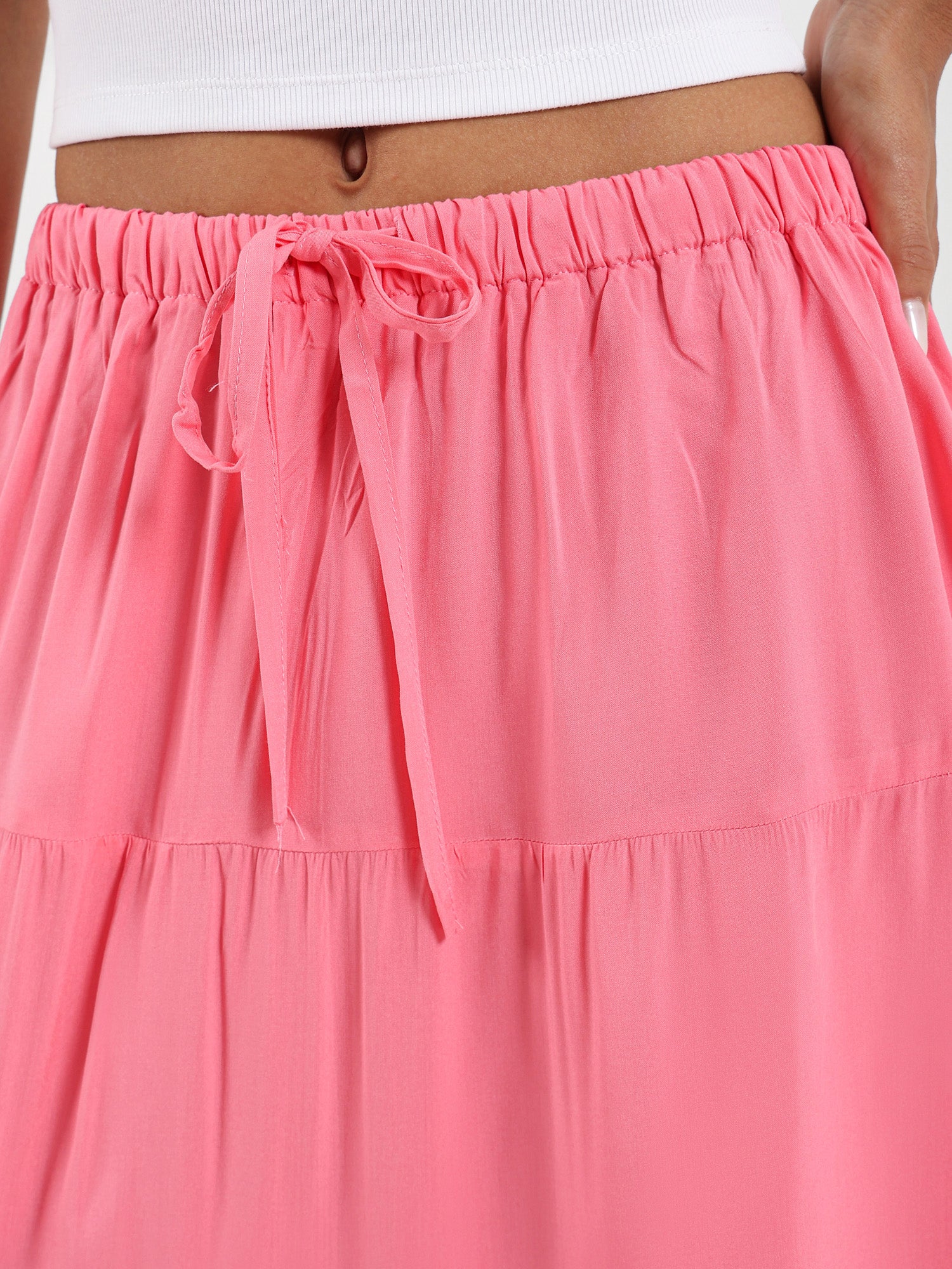 Long Tiered Skirt