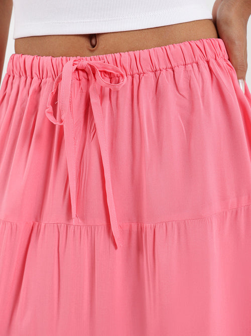 Long Tiered Skirt