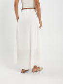 Tiered Crinkle Long Skirt