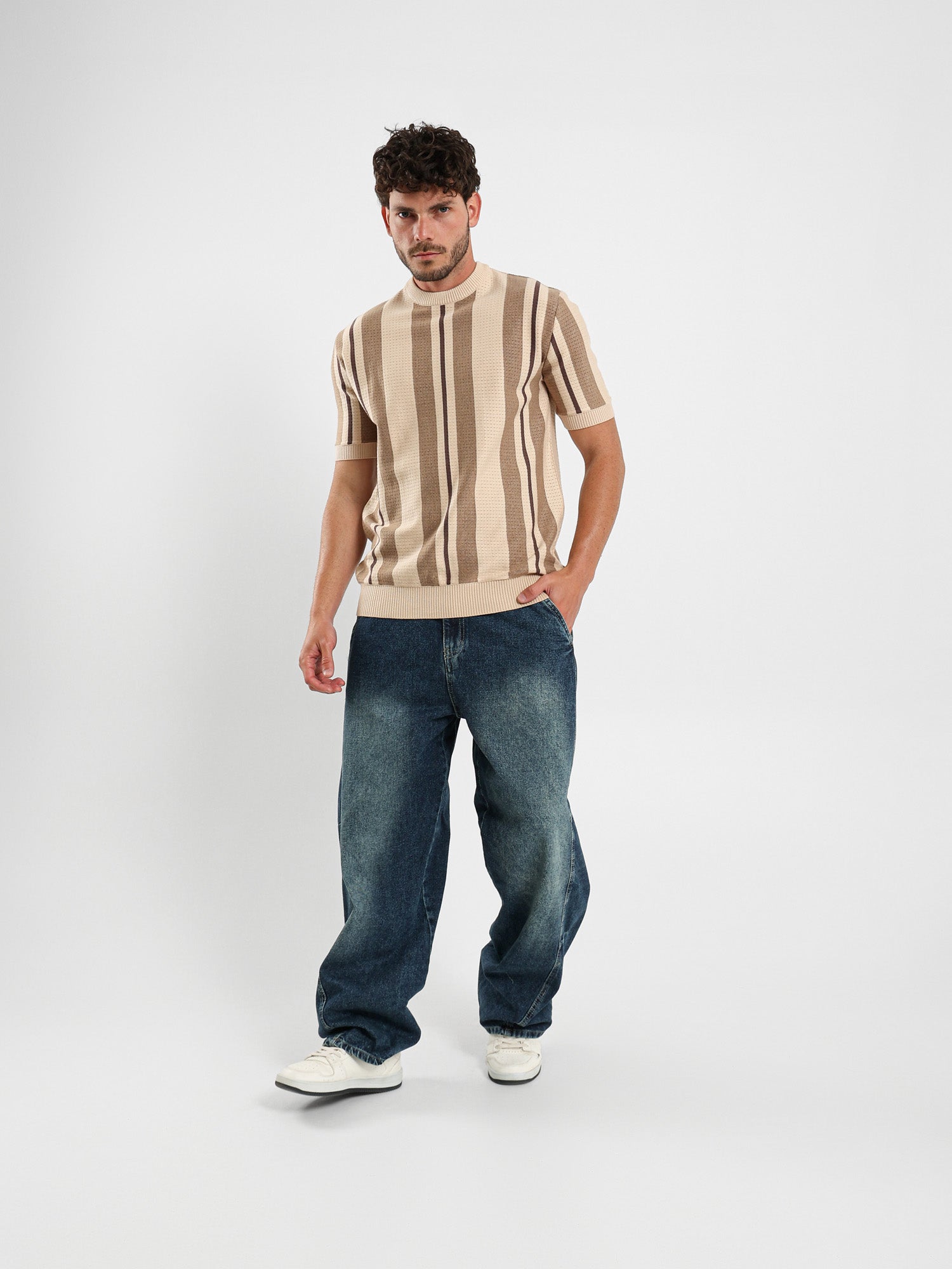 Crew Neck Half Sleeve T-Shirt