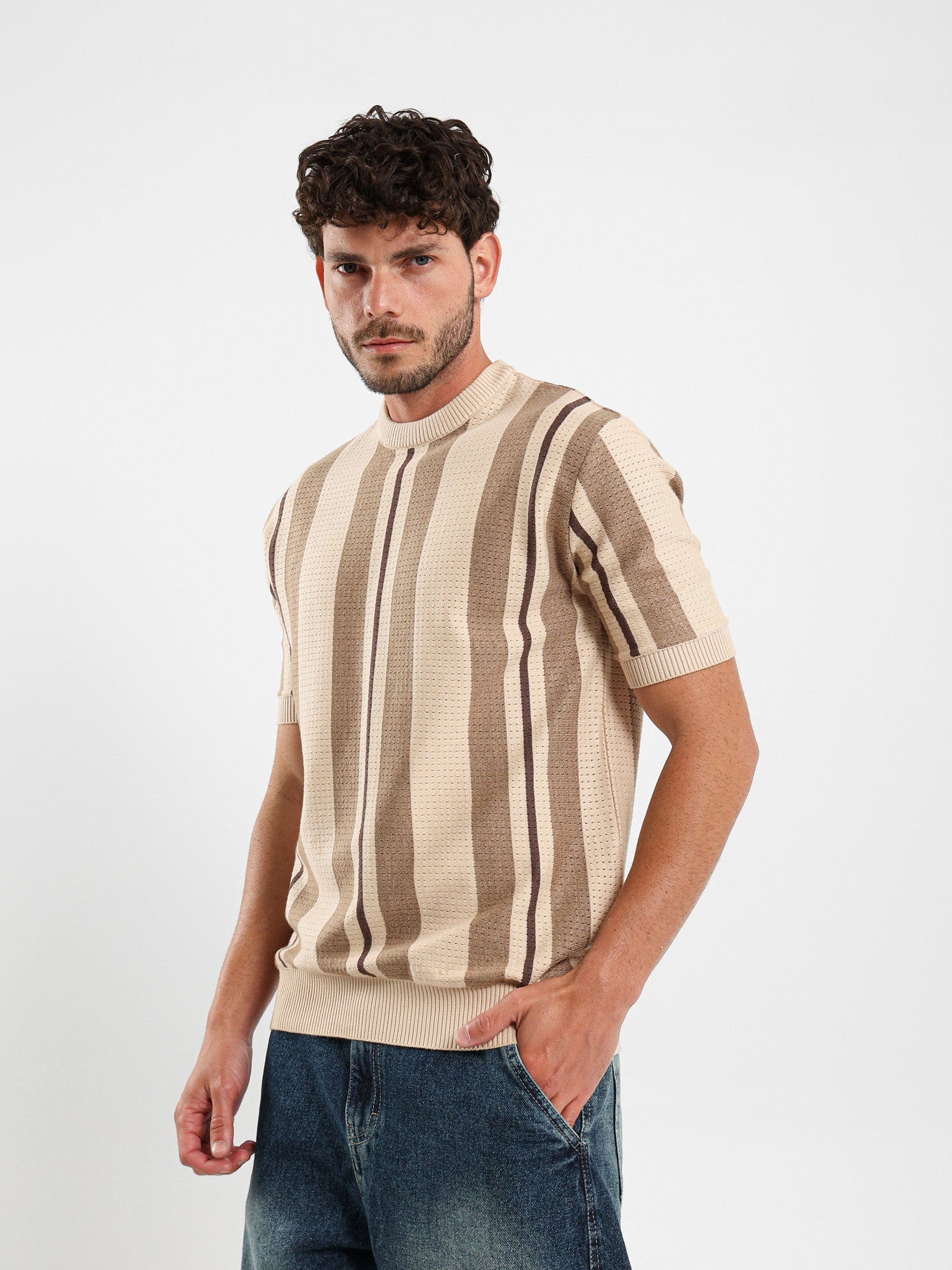 Crew Neck Half Sleeve T-Shirt