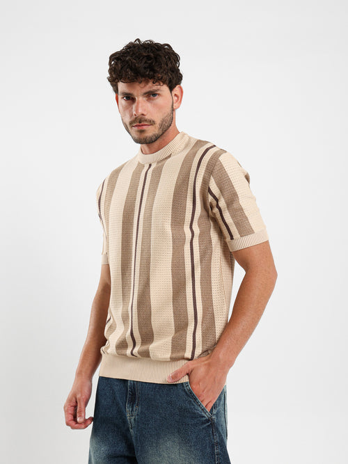 Crew Neck Half Sleeve T-Shirt