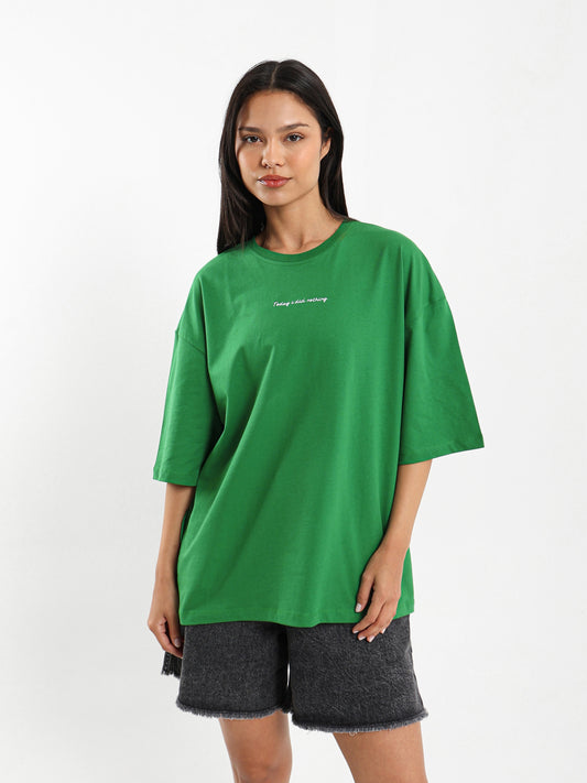 Loose Fit Side-Slit T-Shirt