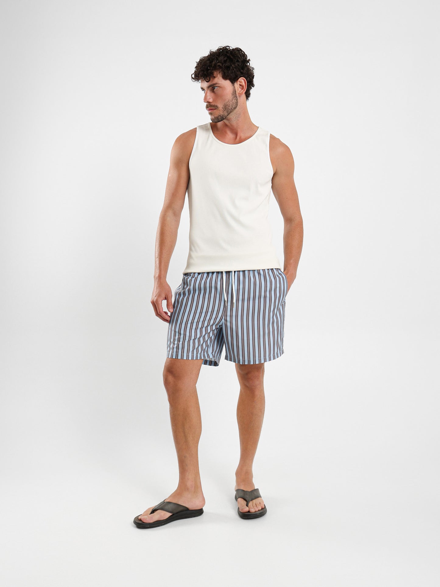 Striped Swim Shorts