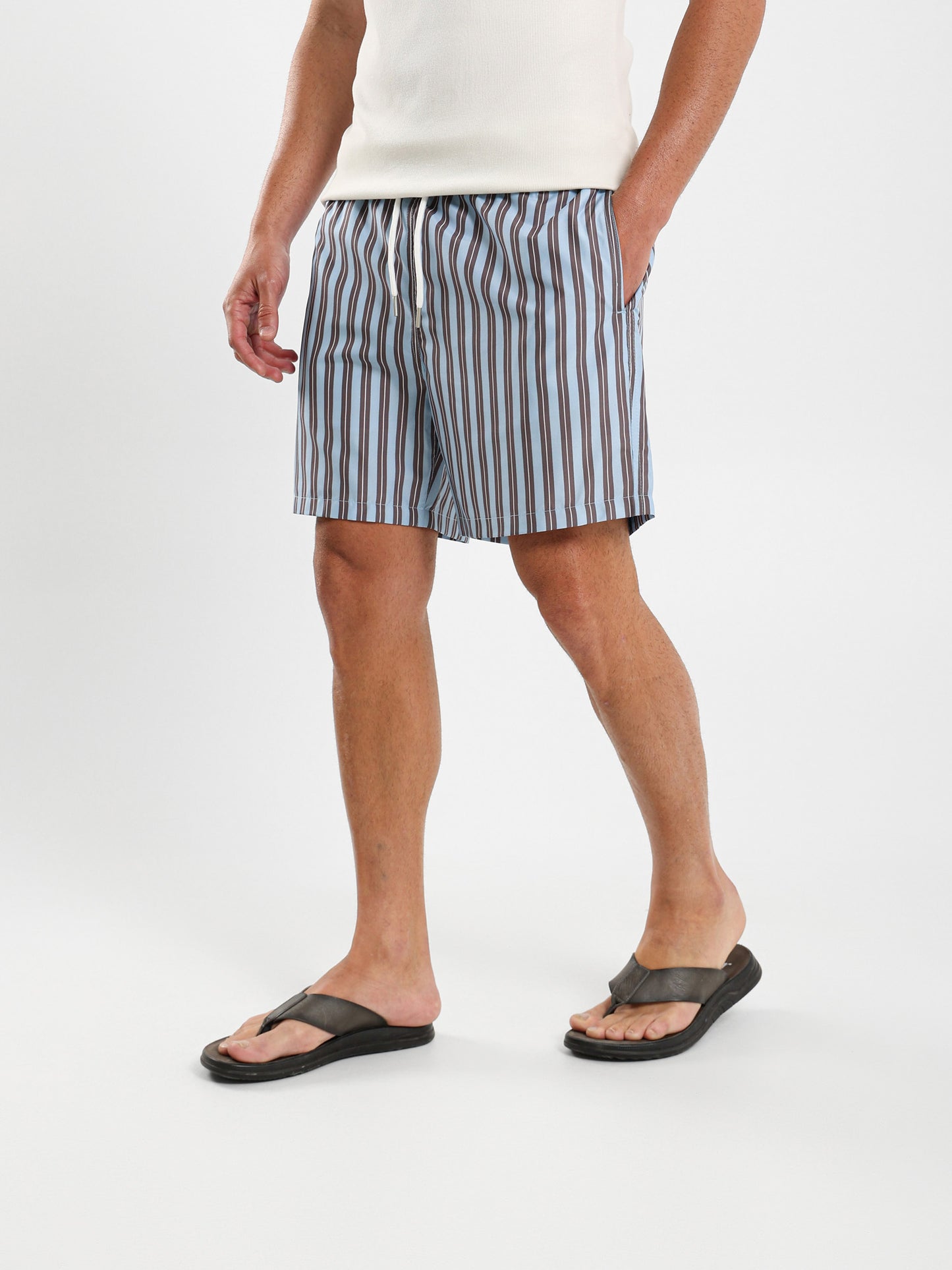Striped Swim Shorts