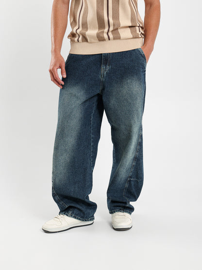 Washed Effect Jeans