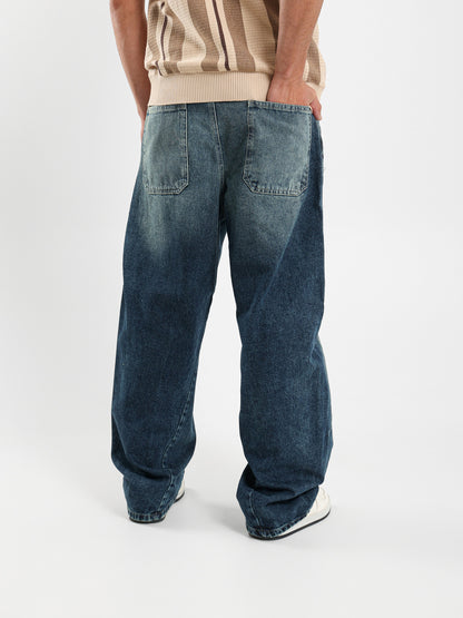 Washed Effect Jeans