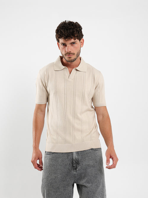 Textured Polo Shirt