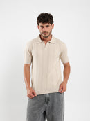 Textured Polo Shirt