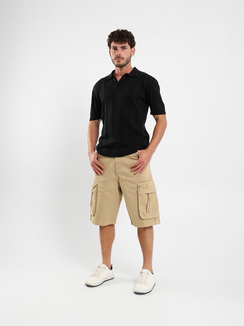 Textured Polo Shirt