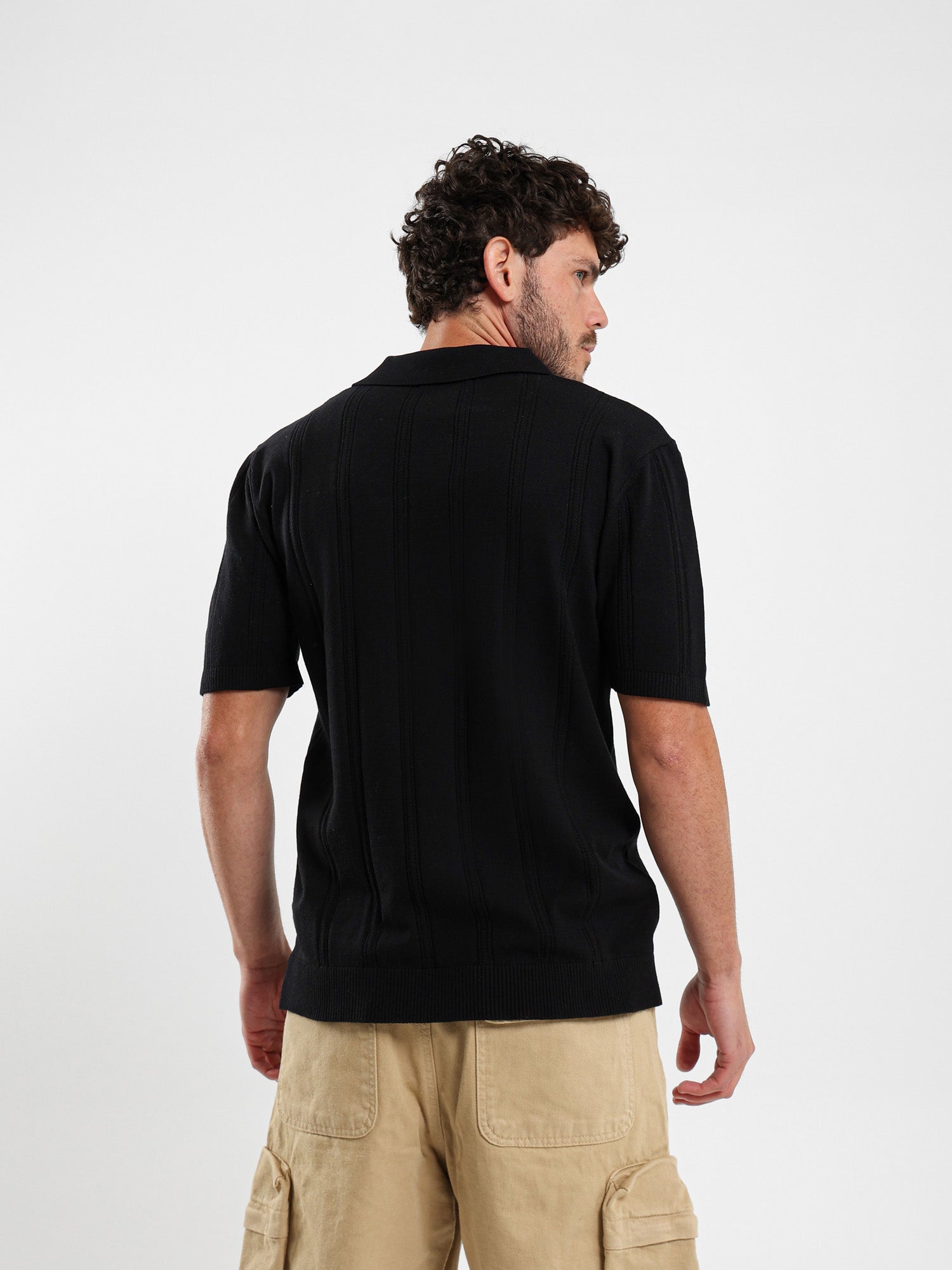 Textured Polo Shirt