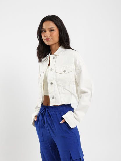 Cropped Denim Jacket
