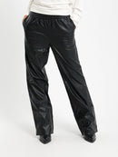 Leather Pants with Side Pockets