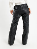 Leather Pants with Side Pockets