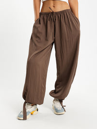 Tiered Trousers with Bows