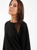 Boat Neck Long Sleeve Tee