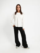 Boat Neck Long Sleeve Tee