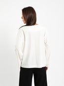 Boat Neck Long Sleeve Tee