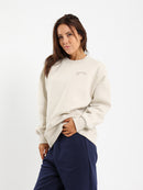 Oversized Sweatshirt with Bow Detail