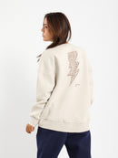 Oversized Sweatshirt with Bow Detail