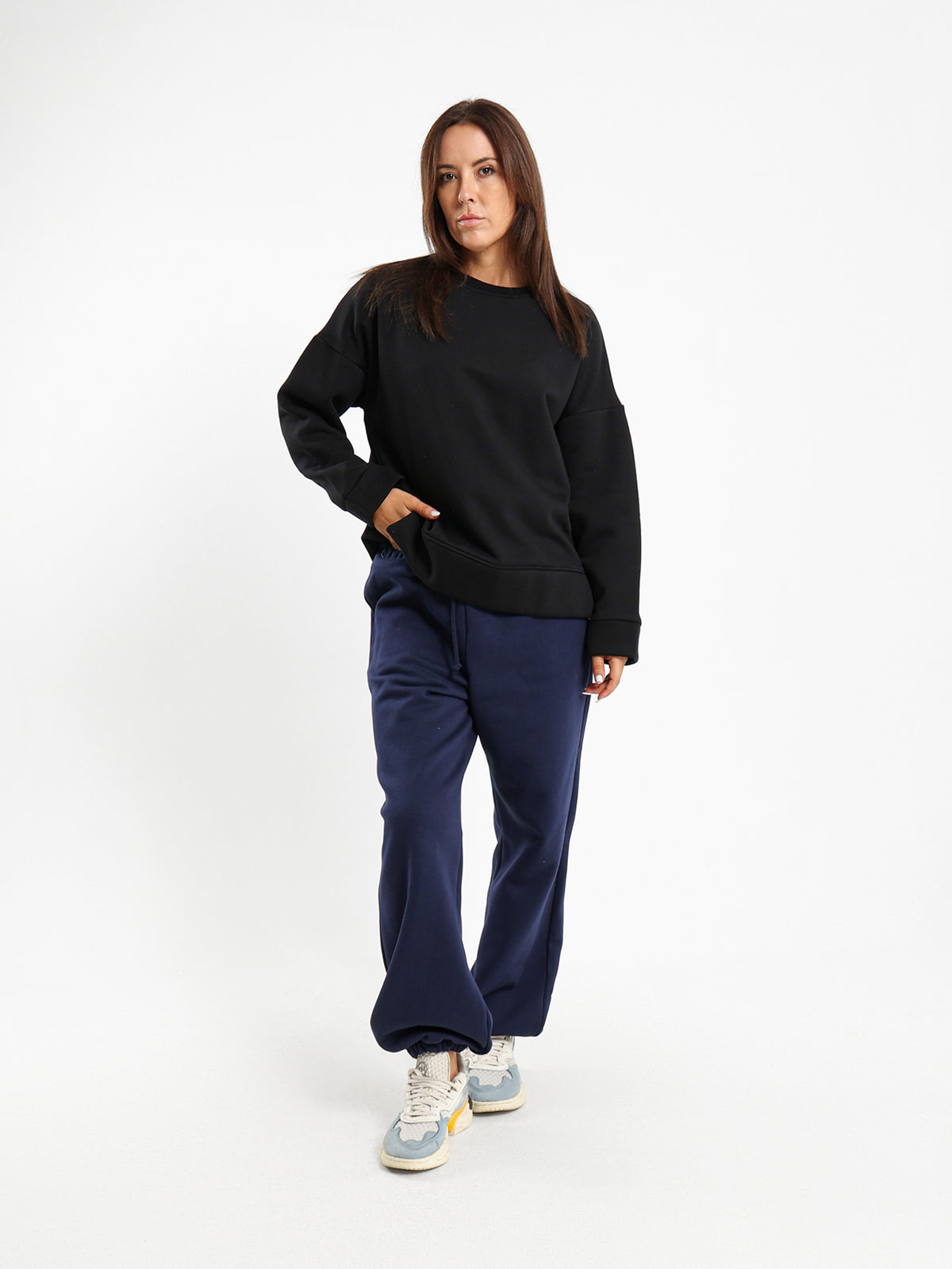 Loose Crew Neck Sweatshirt