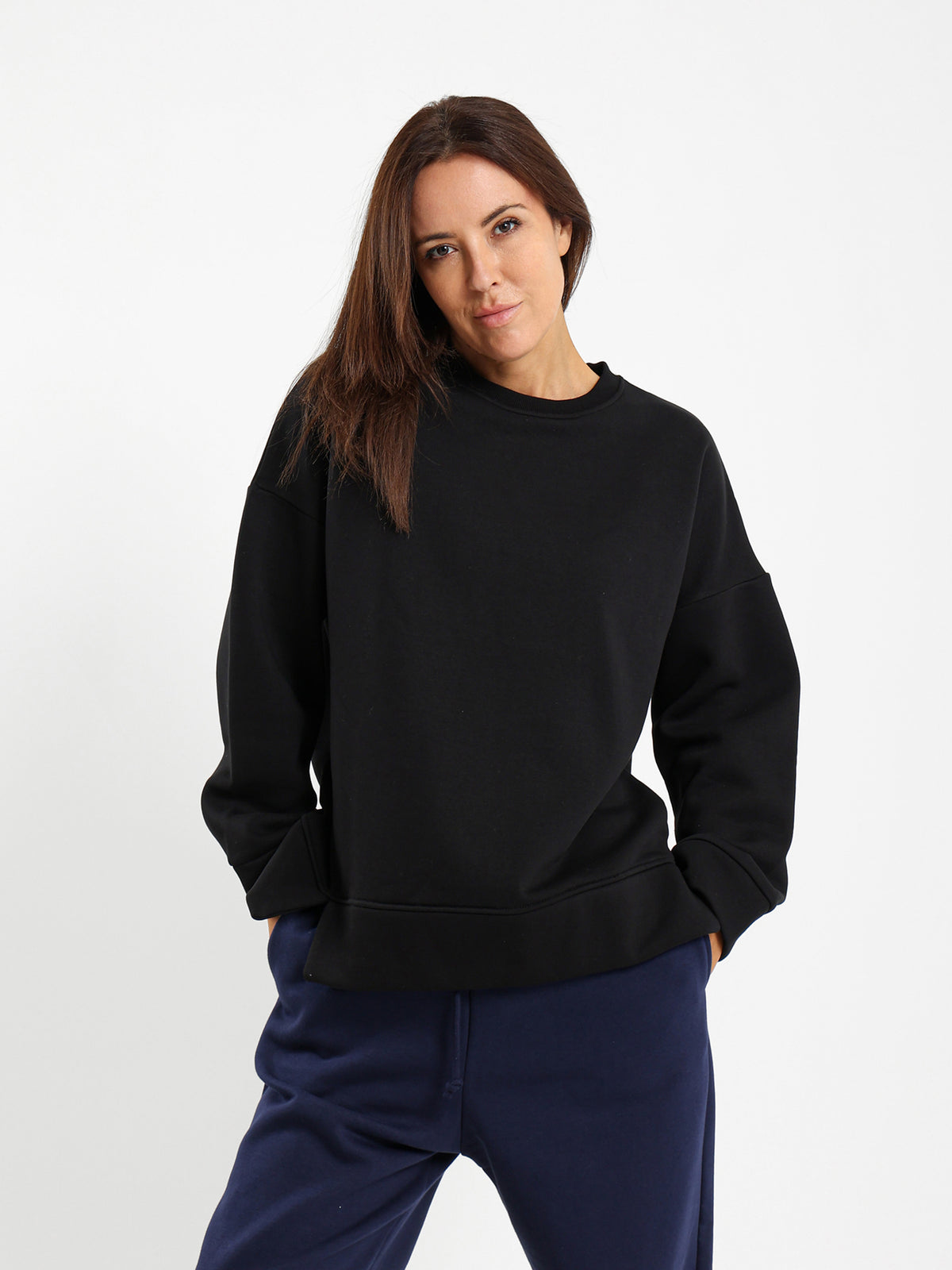 Loose Crew Neck Sweatshirt