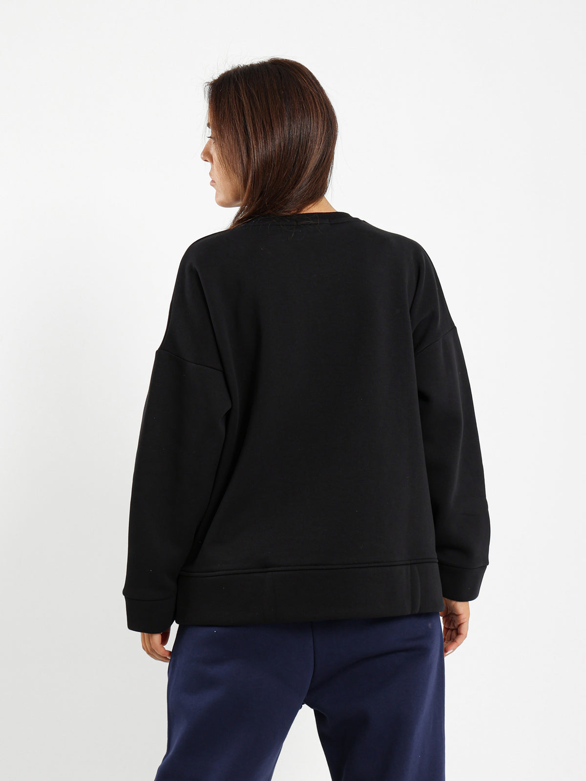 Loose Crew Neck Sweatshirt