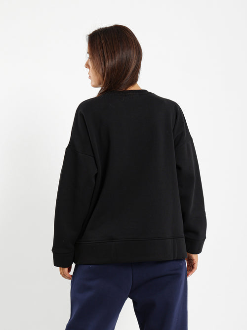Loose Crew Neck Sweatshirt