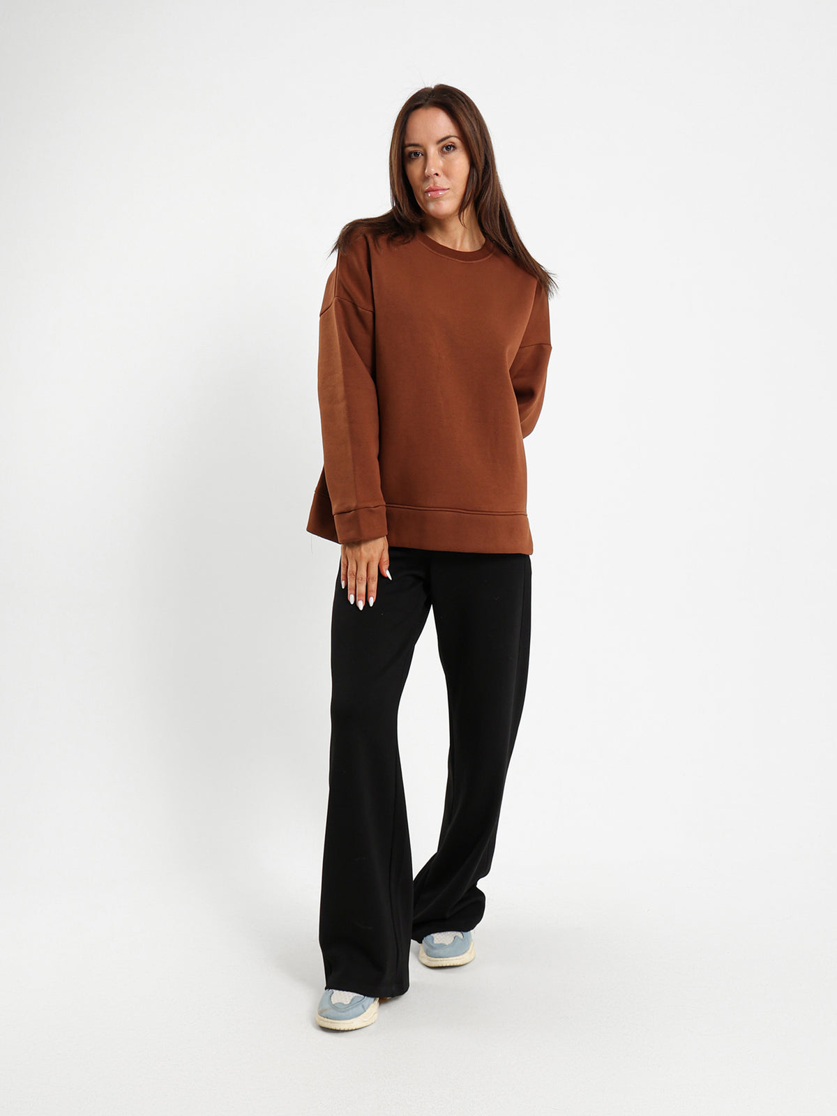 Loose Crew Neck Sweatshirt
