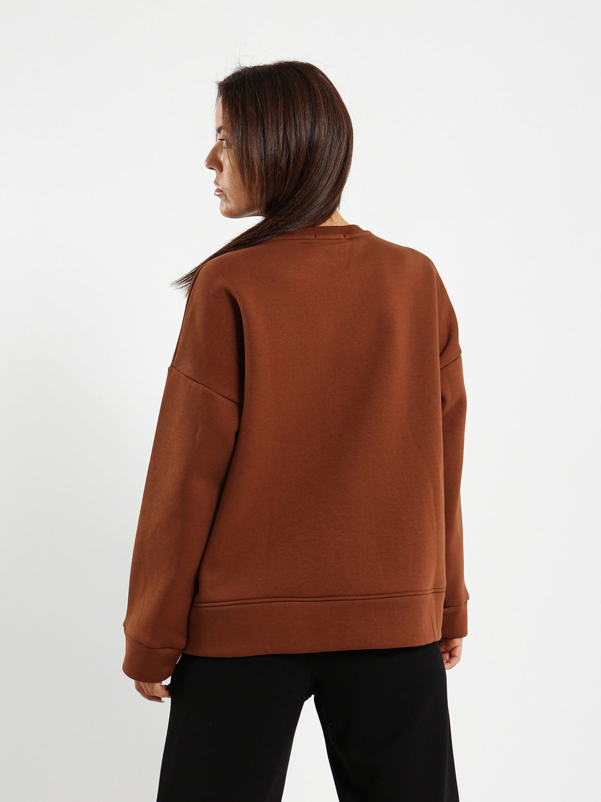 Loose Crew Neck Sweatshirt